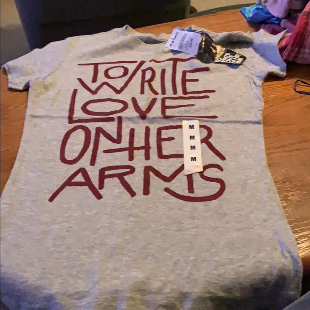 To write love on her arms tee shirt.
